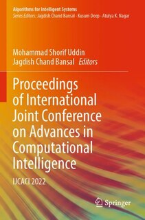 Couverture_Proceedings of International Joint Conference on Advances in Computational Intelligence