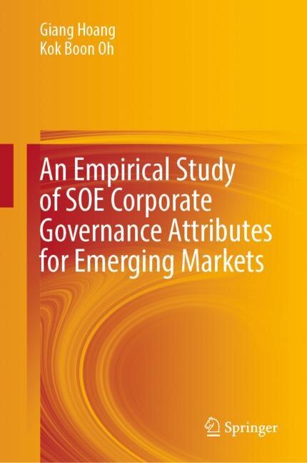 Couverture_An Empirical Study of SOE Corporate Governance Attributes for Emerging Markets