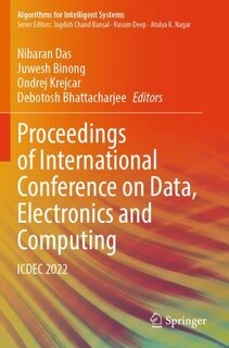 Couverture_Proceedings of International Conference on Data, Electronics and Computing