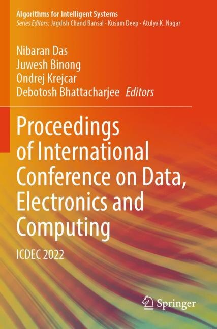 Couverture_Proceedings of International Conference on Data, Electronics and Computing