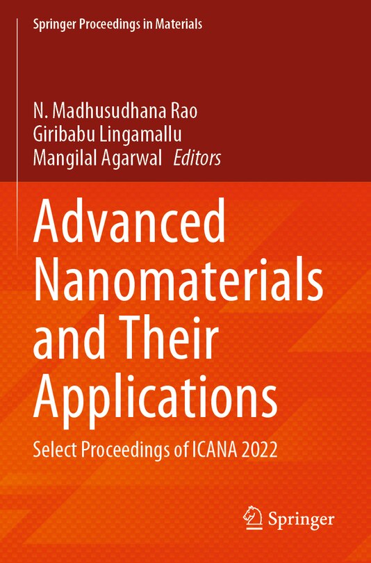 Couverture_Advanced Nanomaterials and Their Applications