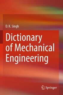 Couverture_Dictionary of Mechanical Engineering
