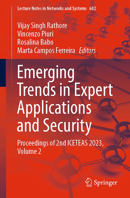 Couverture_Emerging Trends in Expert Applications and Security