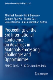 Front cover_Proceedings of the 3rd International Conference on Advances in Materials Processing