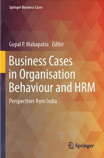 Couverture_Business Cases in Organisation Behaviour and HRM