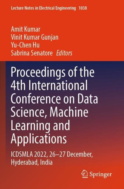 Front cover_Proceedings of the 4th International Conference on Data Science, Machine Learning and Applications