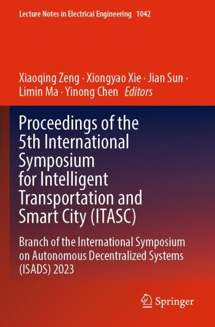 Couverture_Proceedings of the 5th International Symposium for Intelligent Transportation and Smart City (ITASC)