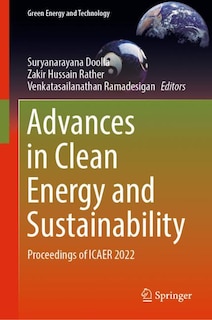 Couverture_Advances in Clean Energy and Sustainability