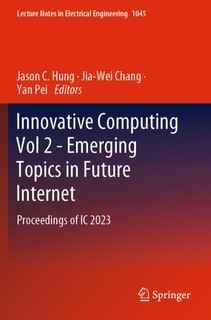 Front cover_Innovative Computing Vol 2 - Emerging Topics in Future Internet