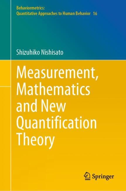 Front cover_Measurement, Mathematics and New Quantification Theory