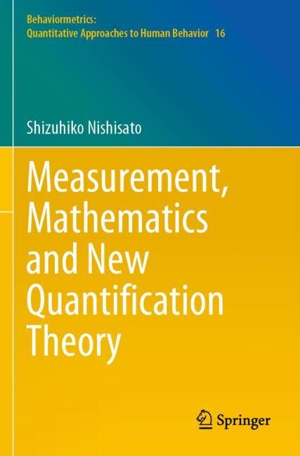 Front cover_Measurement, Mathematics and New Quantification Theory