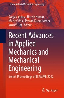 Front cover_Recent Advances in Applied Mechanics and Mechanical Engineering