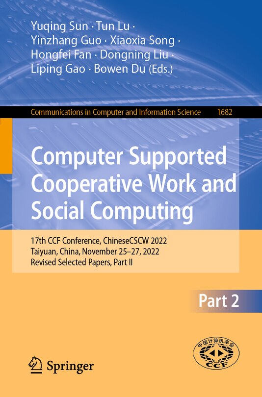 Couverture_Computer Supported Cooperative Work and Social Computing