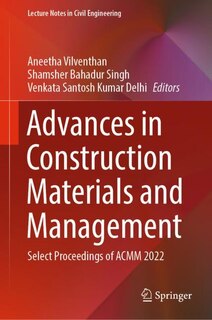 Front cover_Advances in Construction Materials and Management