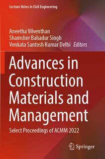 Front cover_Advances in Construction Materials and Management