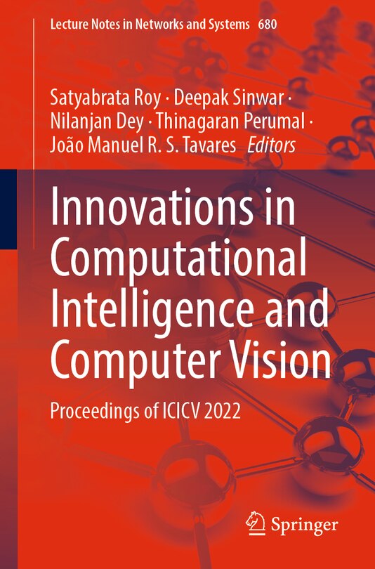 Front cover_Innovations in Computational Intelligence and Computer Vision