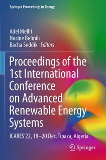 Front cover_Proceedings of the 1st International Conference on Advanced Renewable Energy Systems