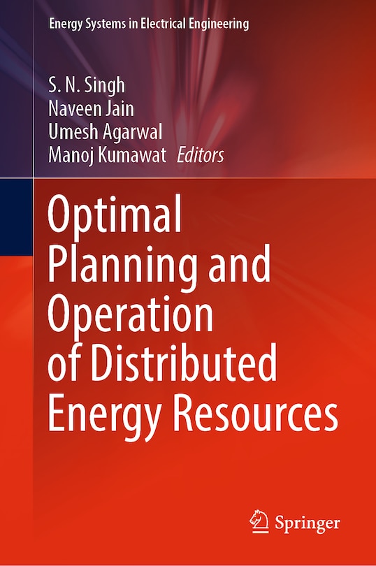 Front cover_Optimal Planning and Operation of Distributed Energy Resources