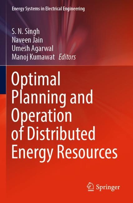 Front cover_Optimal Planning and Operation of Distributed Energy Resources