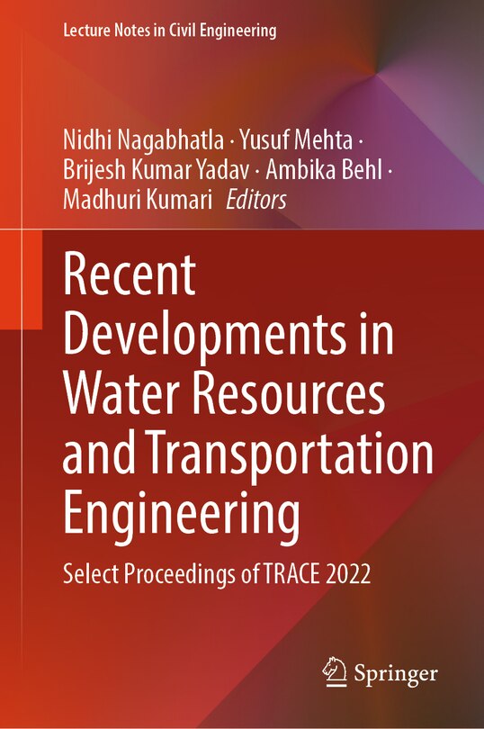Front cover_Recent Developments in Water Resources and Transportation Engineering