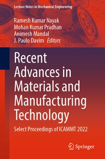 Couverture_Recent Advances in Materials and Manufacturing Technology