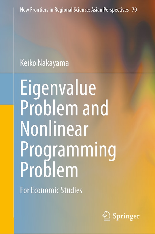 Couverture_Eigenvalue Problem and Nonlinear Programming Problem