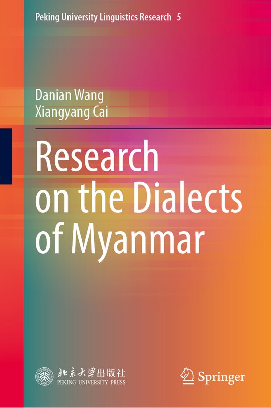 Front cover_Research on the Dialects of Myanmar