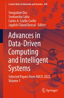 Front cover_Advances in Data-driven Computing and Intelligent Systems