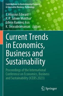 Front cover_Current Trends in Economics, Business and Sustainability