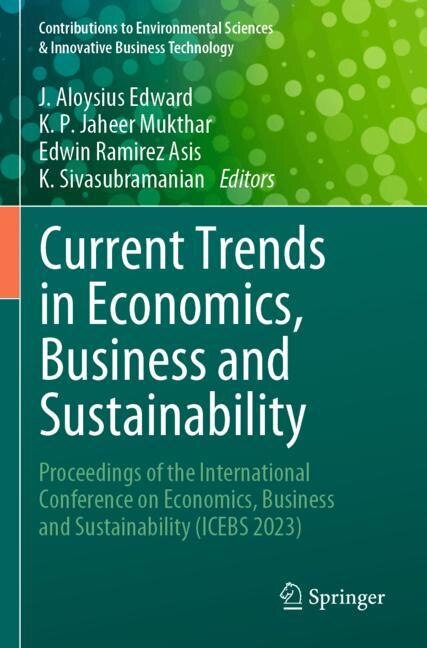 Front cover_Current Trends in Economics, Business and Sustainability