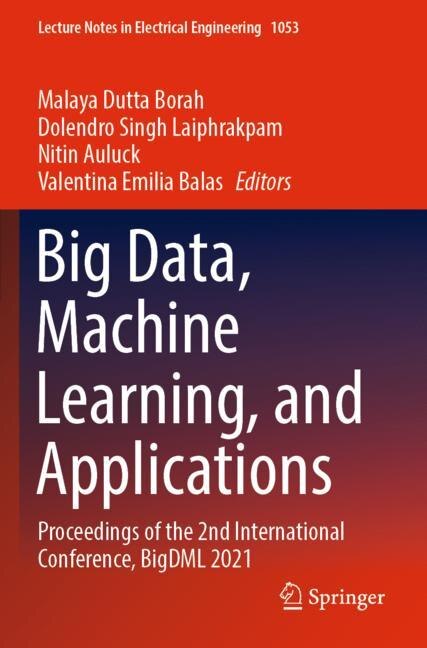 Couverture_Big Data, Machine Learning, and Applications