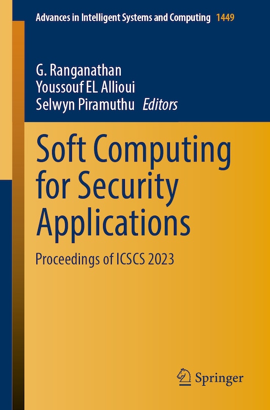 Couverture_Soft Computing for Security Applications