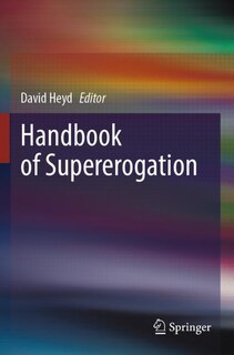 Front cover_Handbook of Supererogation