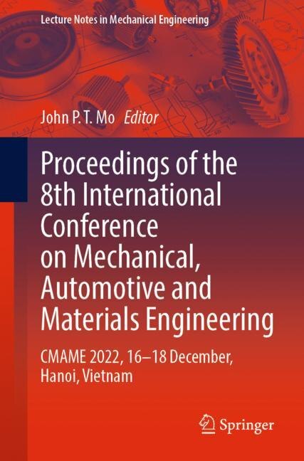 Front cover_Proceedings of the 8th International Conference on Mechanical, Automotive and Materials Engineering