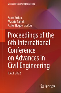 Couverture_Proceedings of the 6th International Conference on Advances in Civil Engineering