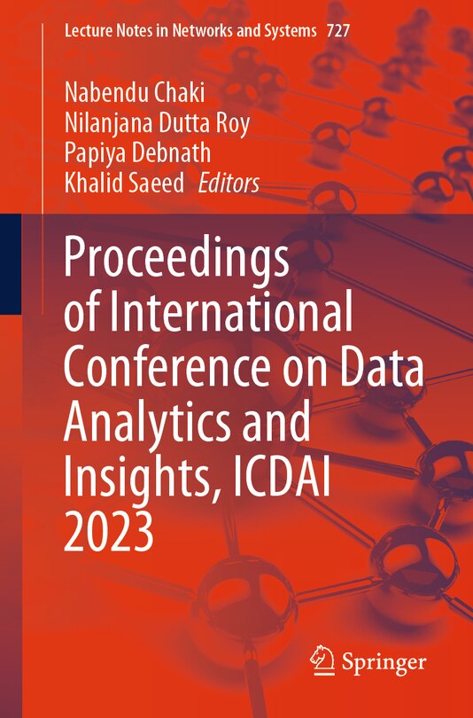 Couverture_Proceedings of International Conference on Data Analytics and Insights, ICDAI 2023