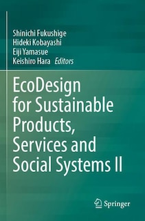 Front cover_EcoDesign for Sustainable Products, Services and Social Systems II