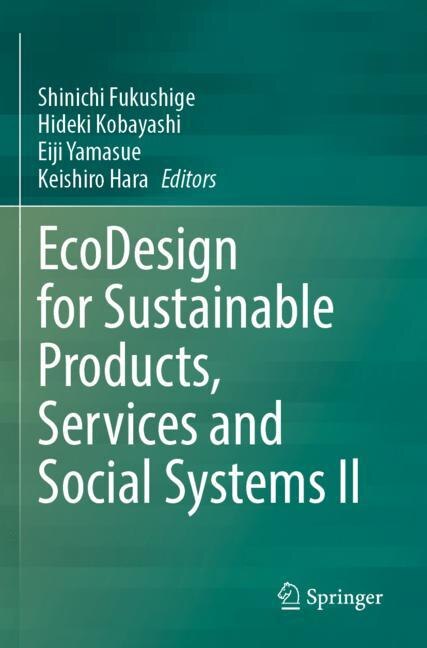 Front cover_EcoDesign for Sustainable Products, Services and Social Systems II