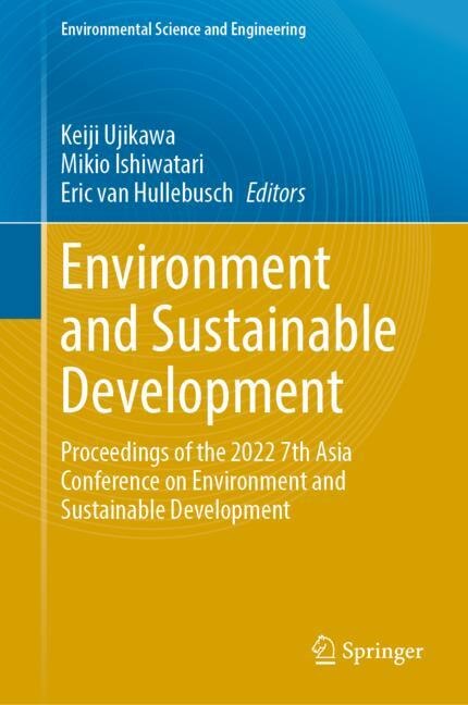 Couverture_Environment and Sustainable Development