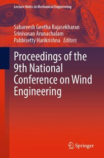Couverture_Proceedings of the 9th National Conference on Wind Engineering