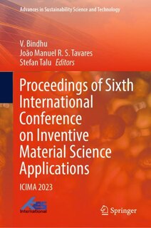 Couverture_Proceedings of Sixth International Conference on Inventive Material Science Applications