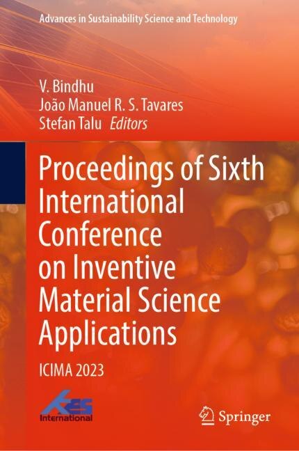 Couverture_Proceedings of Sixth International Conference on Inventive Material Science Applications