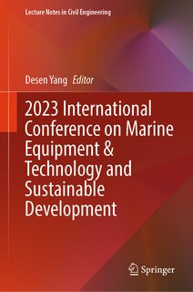 Couverture_2023 International Conference on Marine Equipment and Technology and Sustainable Development