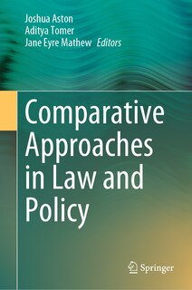 Front cover_Comparative Approaches in Law and Policy