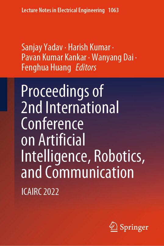 Front cover_Proceedings of 2nd International Conference on Artificial Intelligence, Robotics, and Communication