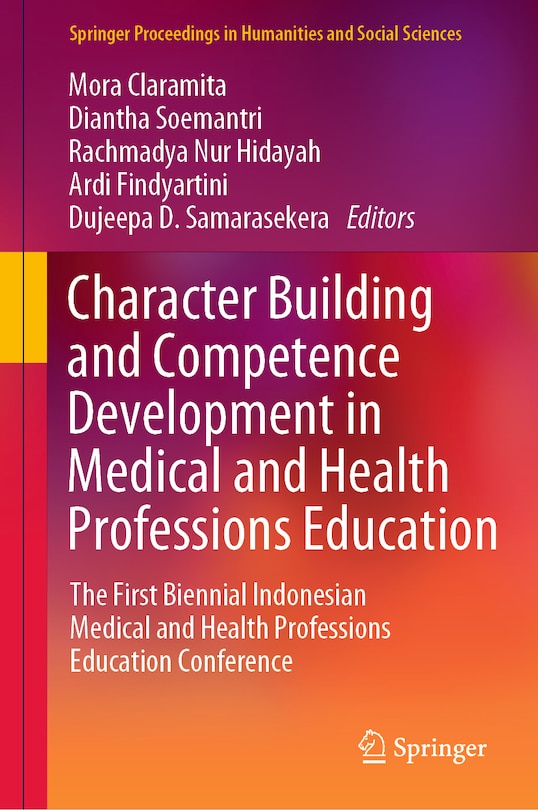 Couverture_Character Building and Competence Development in Medical and Health Professions Education