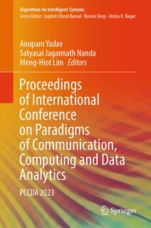 Couverture_Proceedings of International Conference on Paradigms of Communication, Computing and Data Analytics