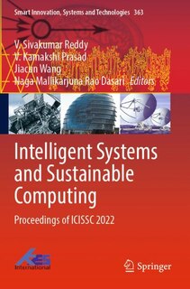 Couverture_Intelligent Systems and Sustainable Computing