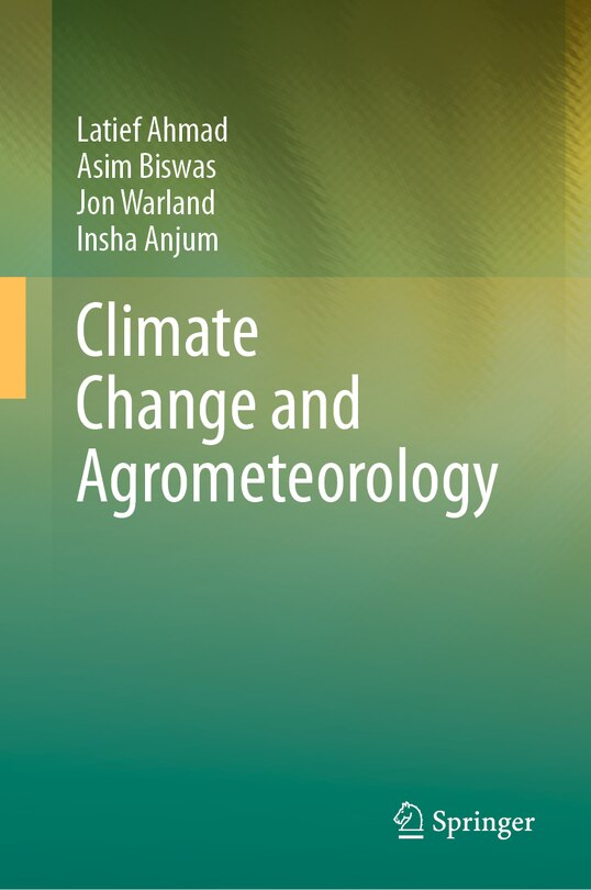 Front cover_Climate Change and Agrometeorology