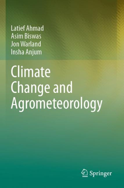 Couverture_Climate Change and Agrometeorology